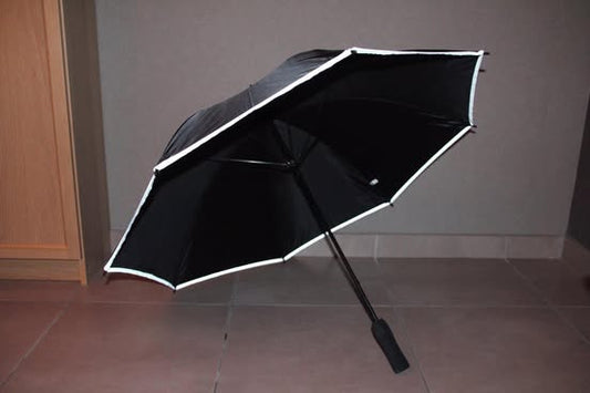 storm paraplu met reflecterende rand