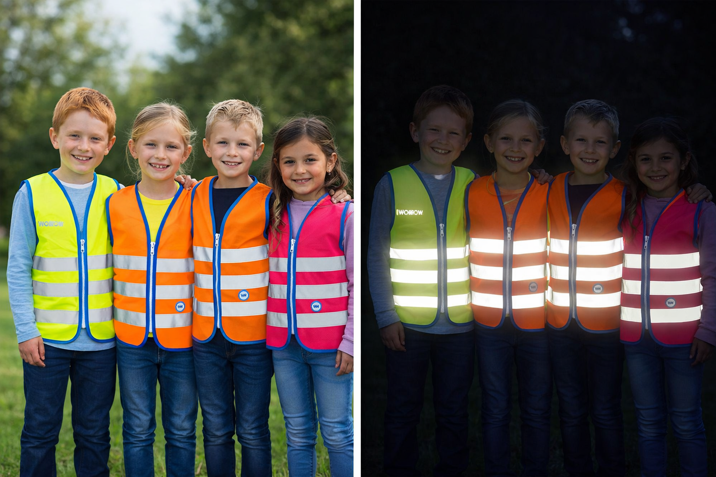 Fluo hesje voor kinderen: fun kids
