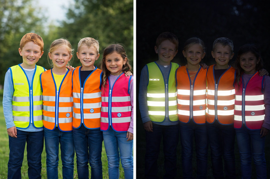 Fluo hesje voor kinderen: fun kids