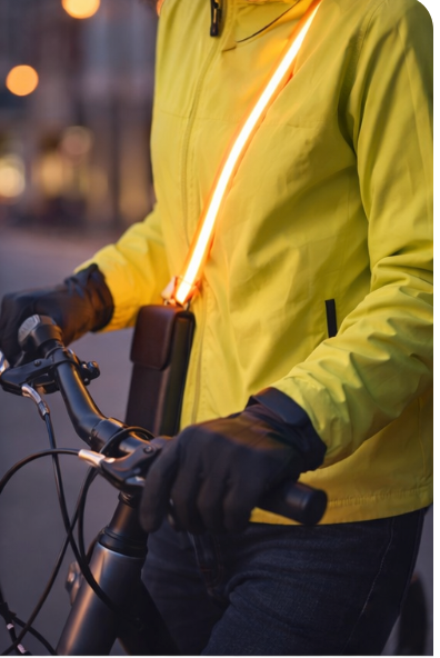 gsm tasje, heuptasje met reflecterend schouderband