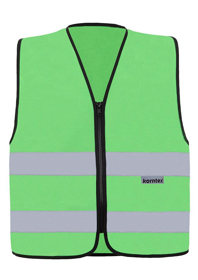 Fluo hesje met rits.