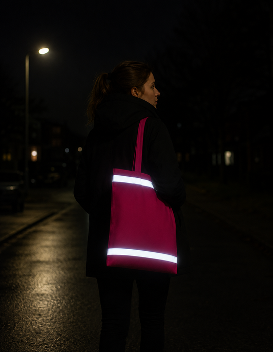 Reflecterende fluo zak